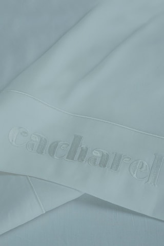 Lençol liso em cetim de algodão 80 fios/cm² - Azul