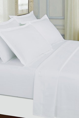 Lençol liso em cetim de algodão 80 fios/cm² - Verde-pálido