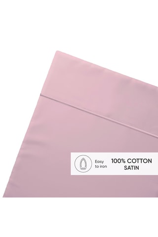 Lençol liso em cetim de algodão 80 fios/cm² - Lilás