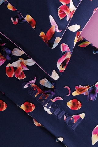 Conjunto de lençóis em cetim de algodão 80 fios/cm² Aurore - Lilás