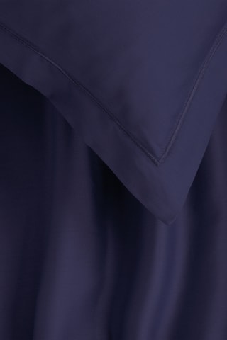 Conjunto de lençóis em cetim de algodão 80 fios/cm² - Azul