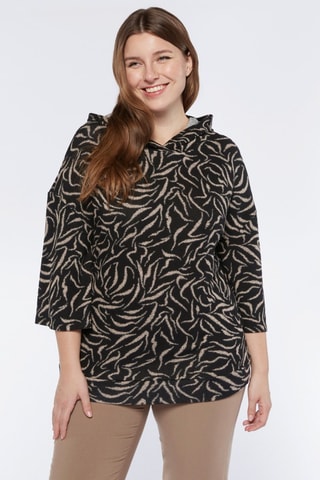 Pull à capuche - Noir