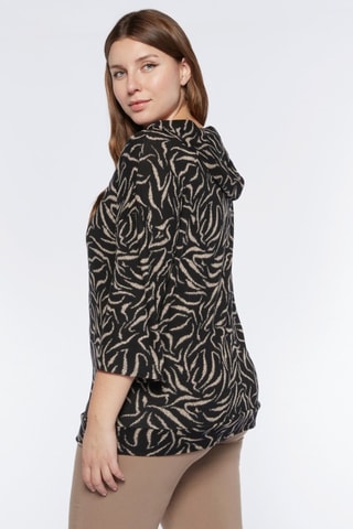 Pull à capuche - Noir