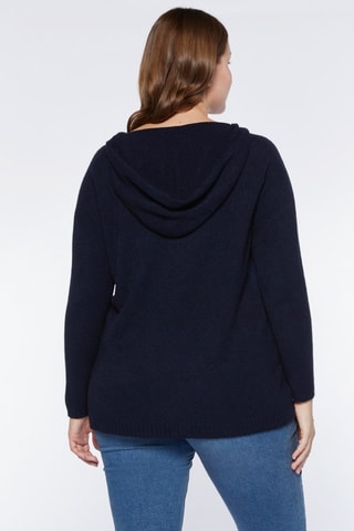 Pull à capuche - Bleu marine