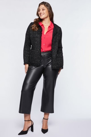 Pantalon droit 7/8 - Noir