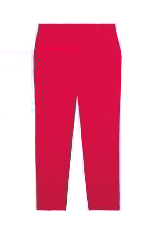 Pantalon droit - Rouge