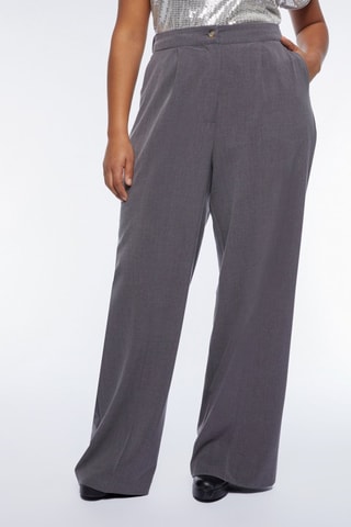 Pantalon palazzo - Gris