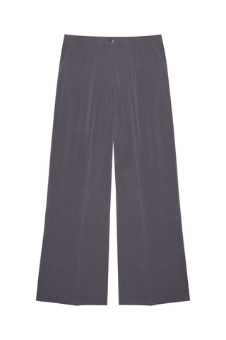 Pantalon palazzo - Gris