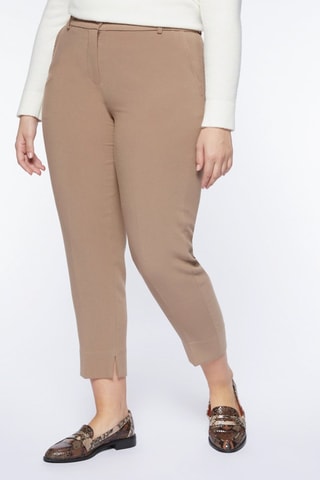 Pantalon droit 7/8 - Beige