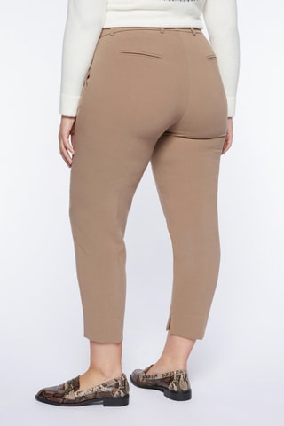 Pantalon droit 7/8 - Beige