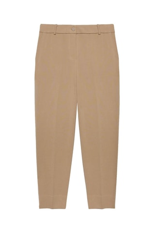 Pantalon droit 7/8 - Beige