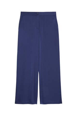 Pantalon palazzo Bleu marine