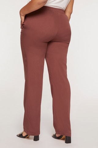 Pantalon droit Marron