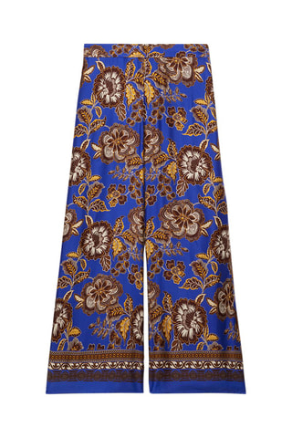 Pantalon palazzo - Bleu