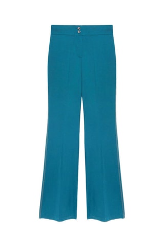 Pantalon flare - Bleu canard