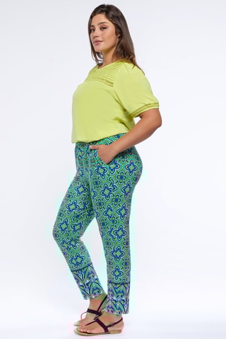 Pantalon droit - Bleu