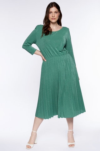 Robe midi - Vert