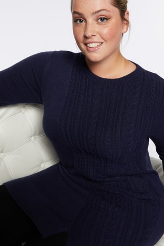 Robe pull - Bleu marine