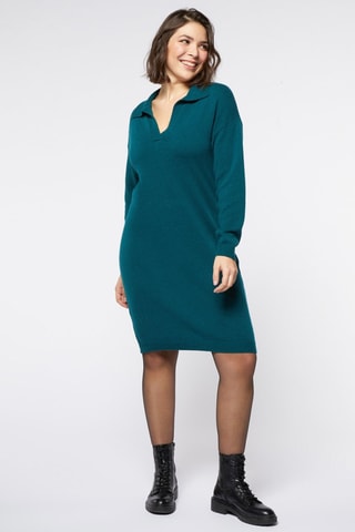Robe pull en laine - Vert
