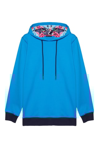 Sweat à capuche - Bleu