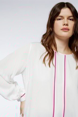 Blouse relaxed - Blanc