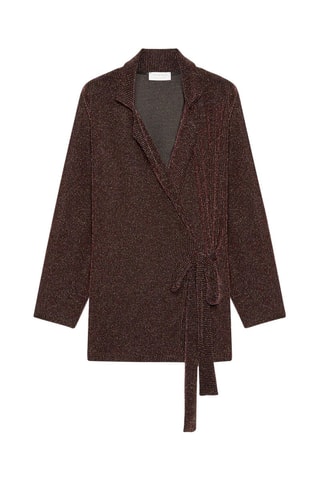 Blouse portefeuille - Marron