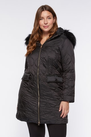 Doudoune à capuche - Noir