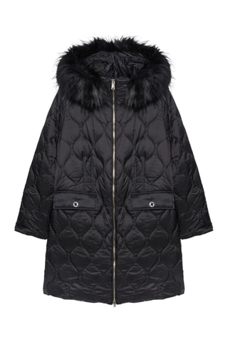 Doudoune à capuche - Noir