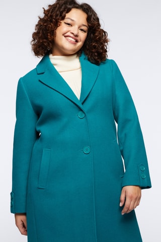 Manteau - Bleu canard