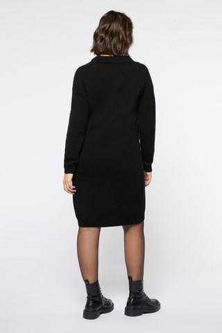 Robe pull en laine - Noir