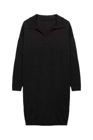 Robe pull en laine - Noir