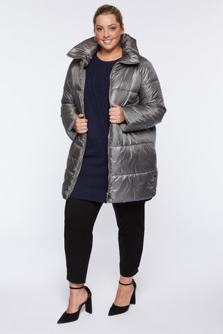 Doudoune longue - Gris