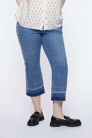 Jean flare 7/8 - Bleu