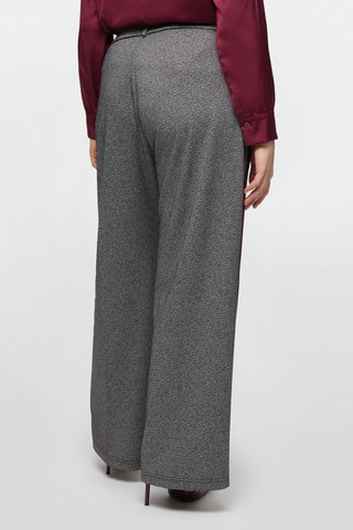 Pantalon wide legs - Gris