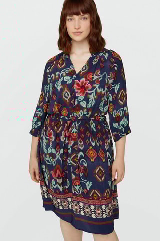 Robe chemise - Bleu marine