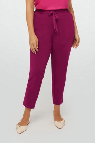 Pantalon droit 7/8 - Fuchsia