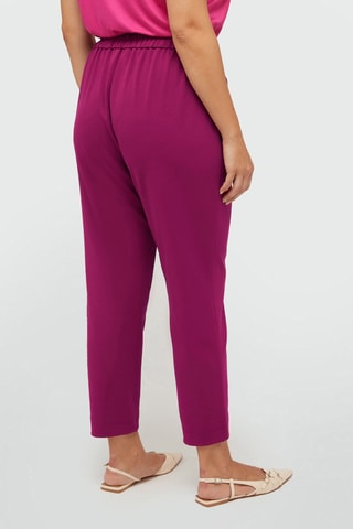 Pantalon droit 7/8 - Fuchsia