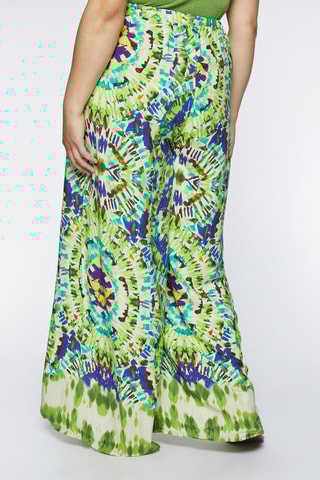 Pantalon palazzo - Vert