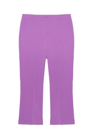 Pantalon flare 7/8 - Violet