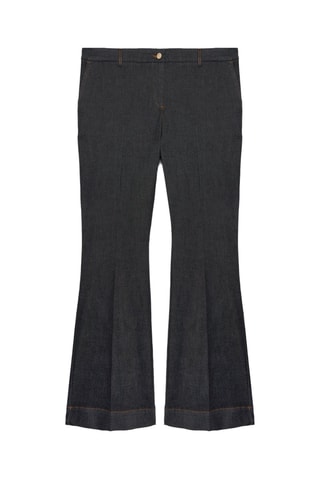 Pantalon flare - Bleu foncé