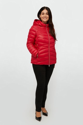 Doudoune à capuche - Rouge