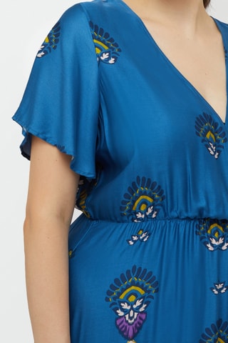 Robe longue - Bleu