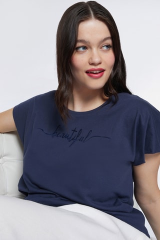 T-shirt - Bleu marine