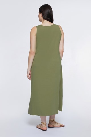 Robe midi - Vert