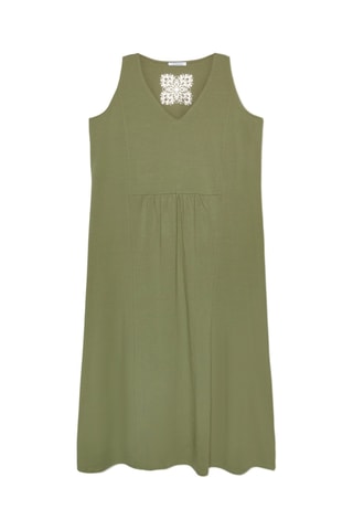 Robe midi - Vert