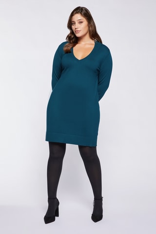 Robe pull - Bleu canard