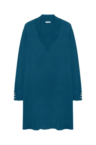 Robe pull - Bleu canard