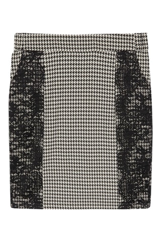 Jupe fourreau taille haute - Noir