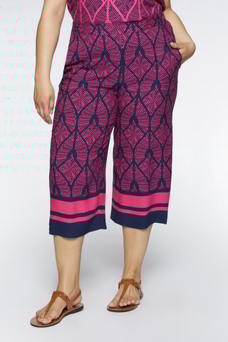 Pantacourt relaxed 7/8 - Bleu