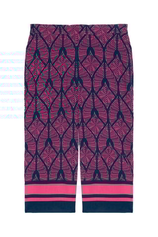 Pantacourt relaxed 7/8 - Bleu